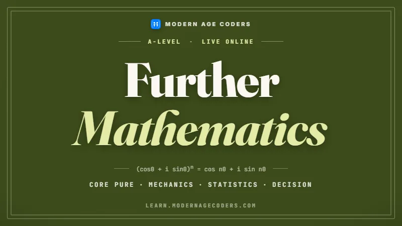 A Level Further Maths: Core Pure and Applied Options