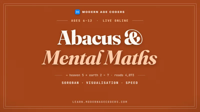 Abacus & Mental Maths for Kids: From First Beads to Anzan