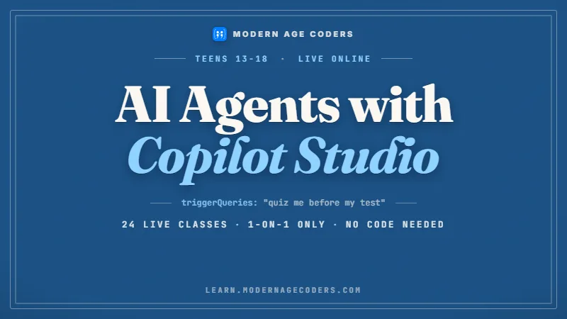 AI Agents with Microsoft Copilot Studio for Teens