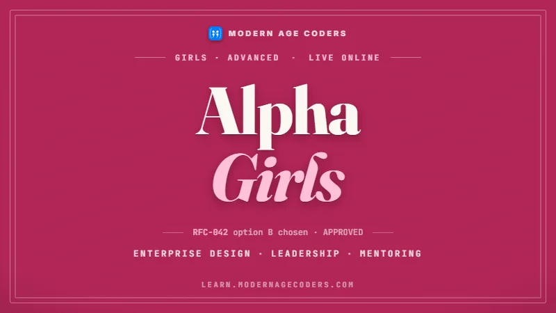 Alpha Girls: Systems at Scale for Senior Women Engineers