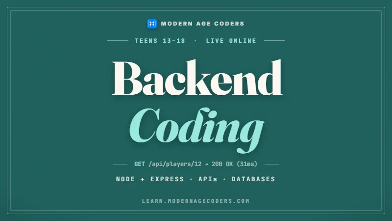 Backend Development for Teens: APIs, Databases & Cloud
