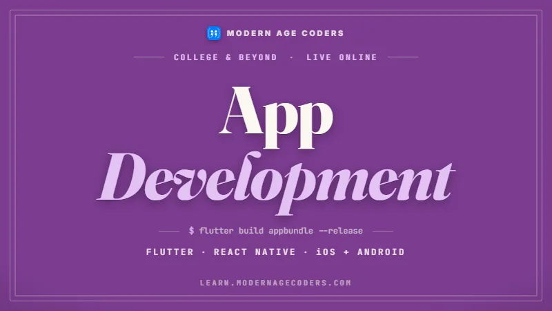 App Development Course: Build Mobile & Web Apps From Zero