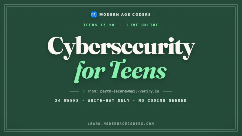 Cybersecurity for Teens: Online Safety & White-Hat Defense