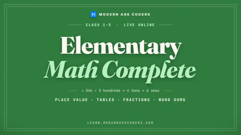 Elementary Mathematics for Grade 1-5: Numbers to Geometry