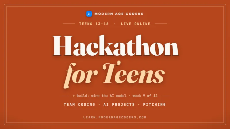 Hackathon for Teens: Free Event + 12-Week Prep (Ages 13-17)