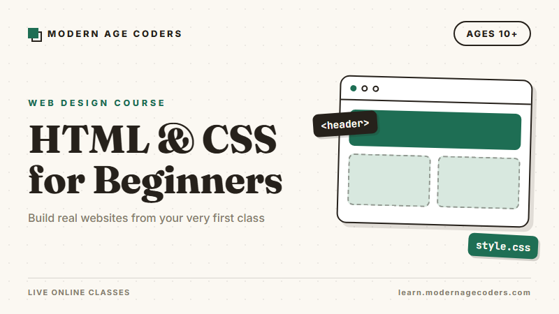 HTML & CSS for Beginners: Build Real Responsive Websites
