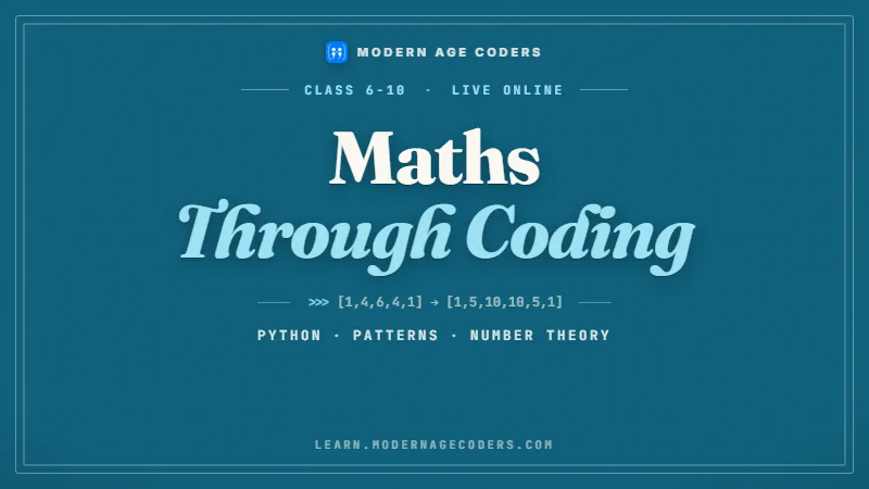 Maths Through Coding: Learn Math in Python (Ages 10-15)