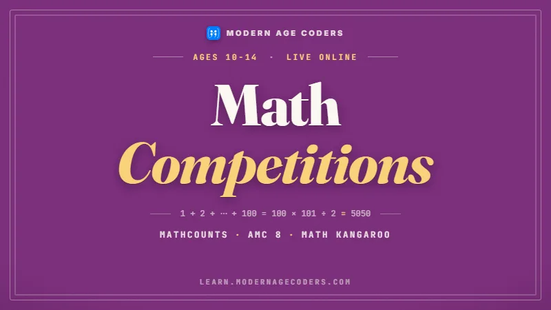 Middle School Math Competitions: MATHCOUNTS, AMC 8 and Math Kangaroo Prep