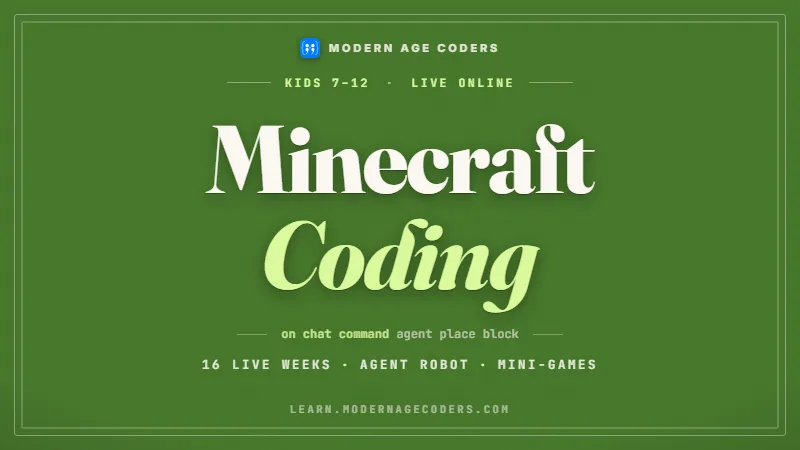 Minecraft Coding for Kids: From Blocks to Real Code