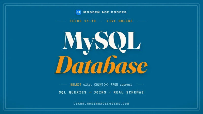 MySQL for Teens: SQL Queries, Database Design & Security
