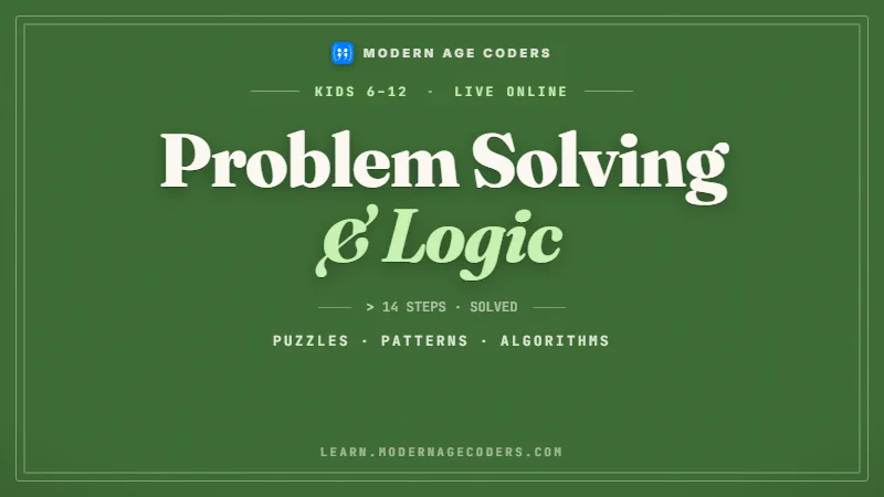 Problem-Solving & Computational Thinking Course for Kids
