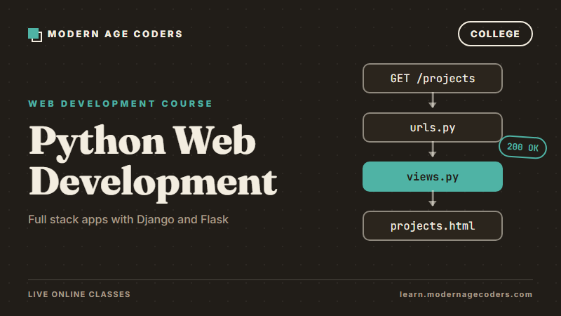 Python Web Development with Django and Flask Course