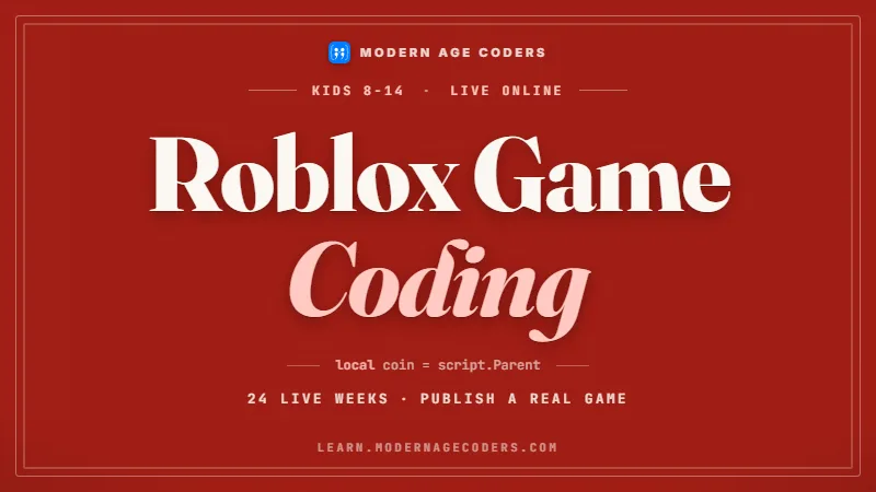 Roblox Game Coding for Kids: Build Real Games in Luau