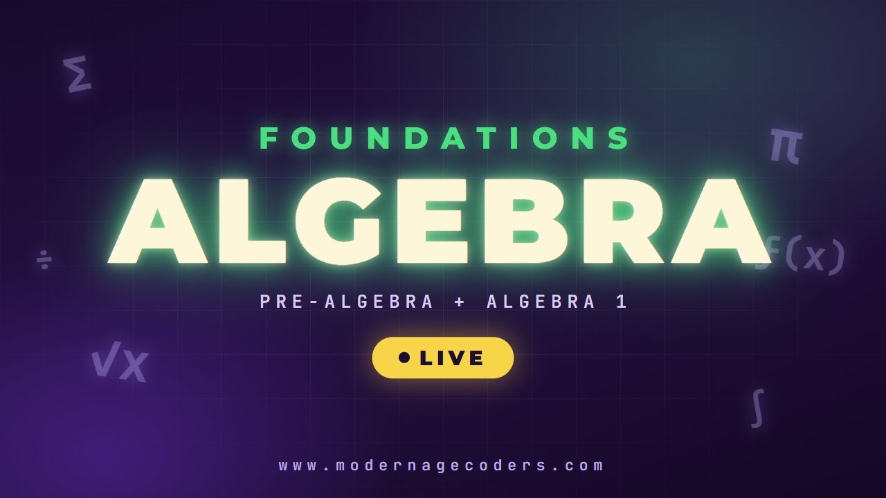 Algebra Foundations Masterclass course thumbnail