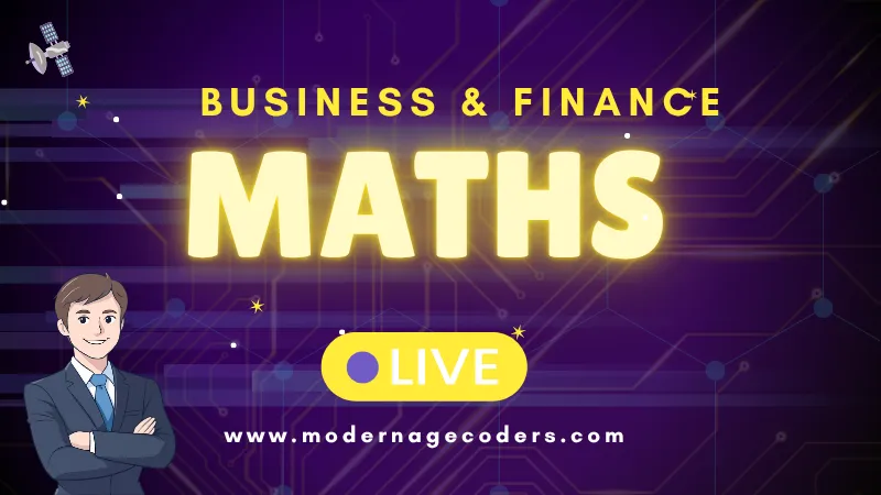 Business & Finance Mathematics Course