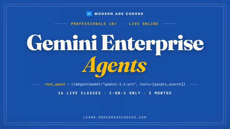 Build AI Agents with Google Gemini Enterprise course thumbnail