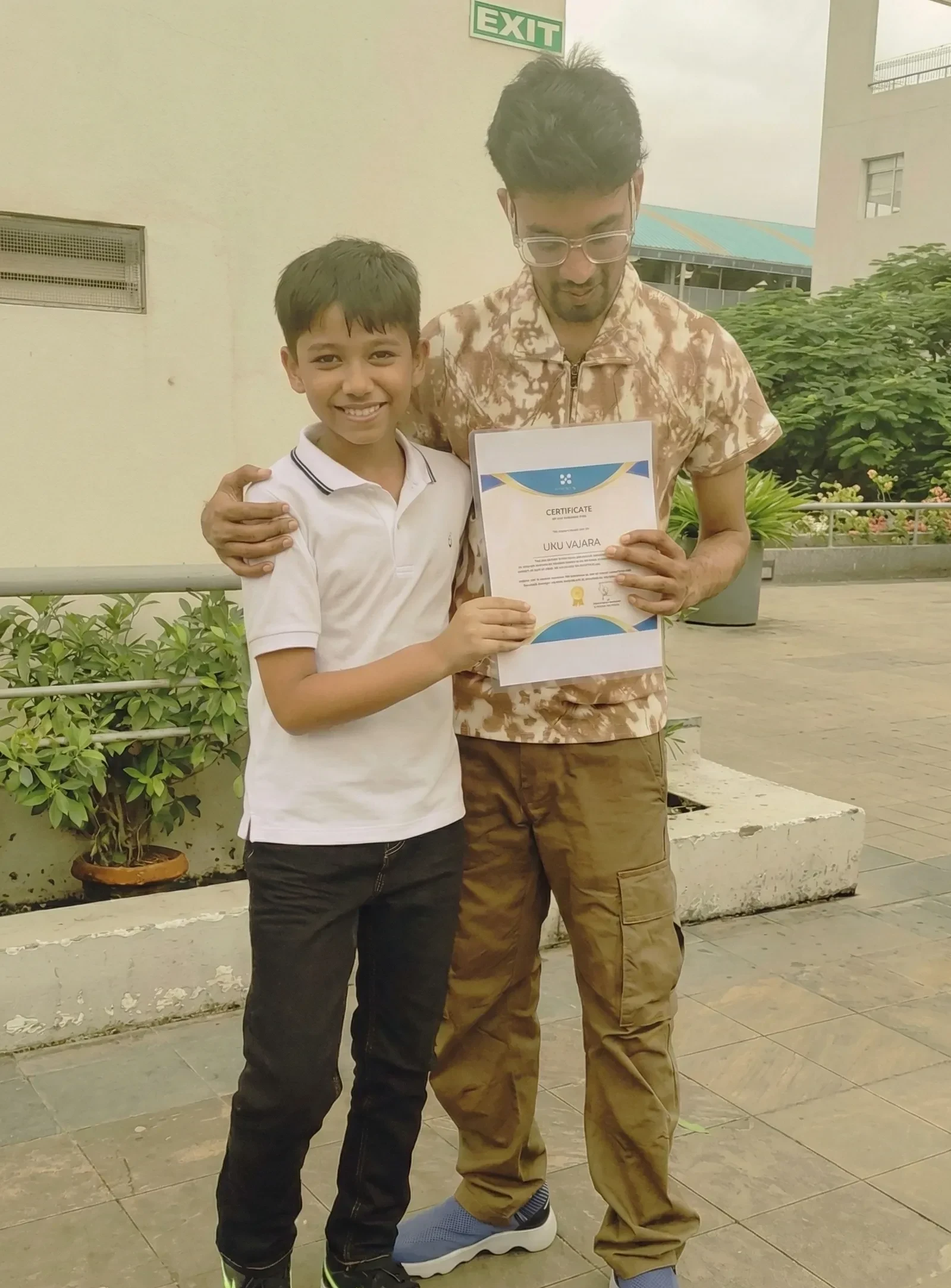 Proud students at Modern Age Coders certificate distribution ceremony