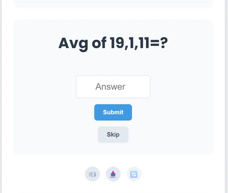 Babu — 90 second maths challenge game