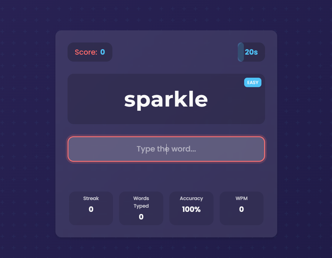 Student project screenshot